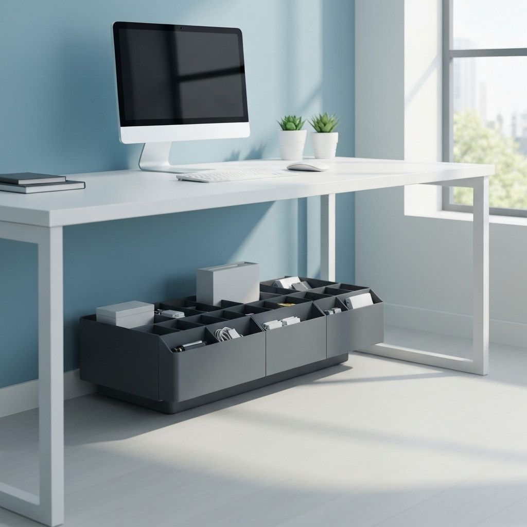 Under-Desk Cable Tray