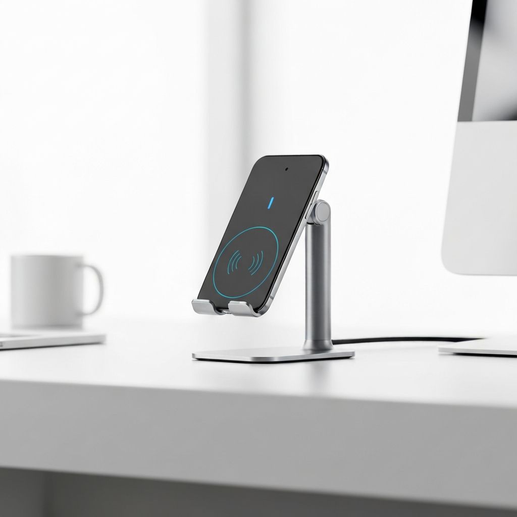 Phone Stand with Wireless Charging