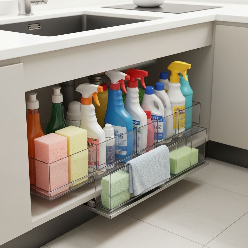 Under-Sink Sliding Organizer